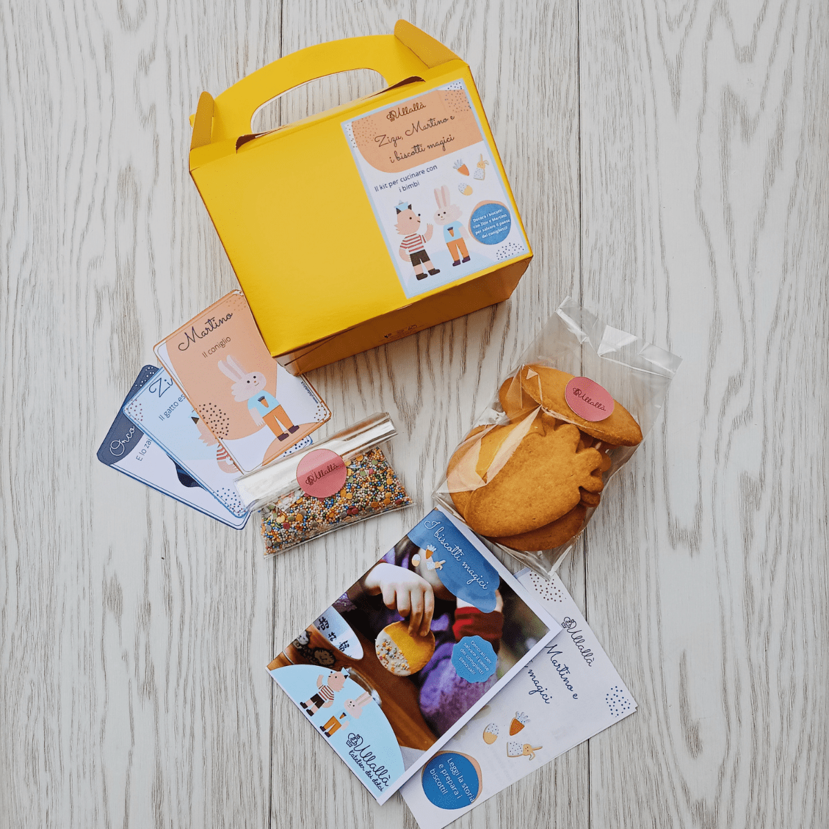 box per decorare i biscotti con i bimbi