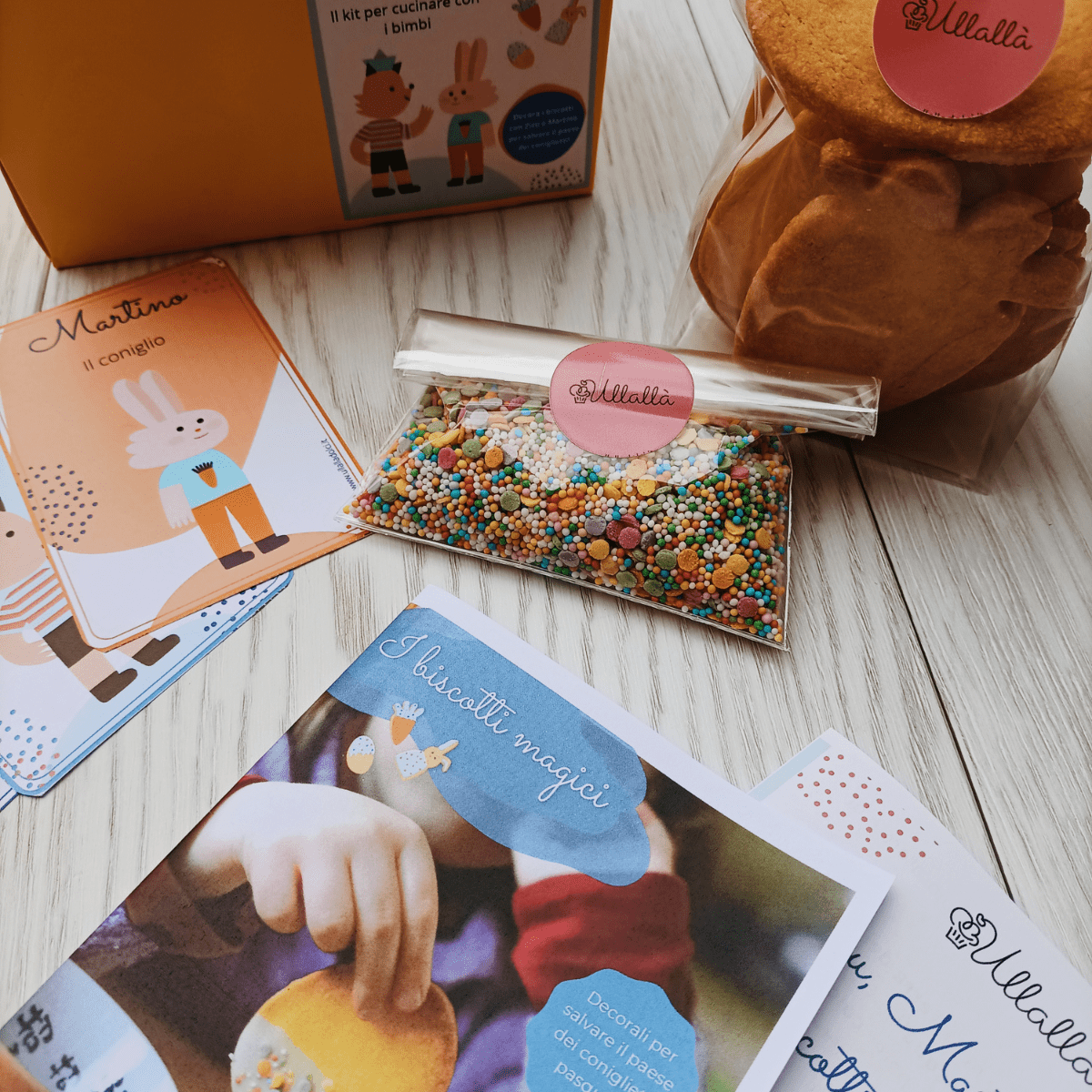 box per fare un'attività insieme ai bimbi in cucina